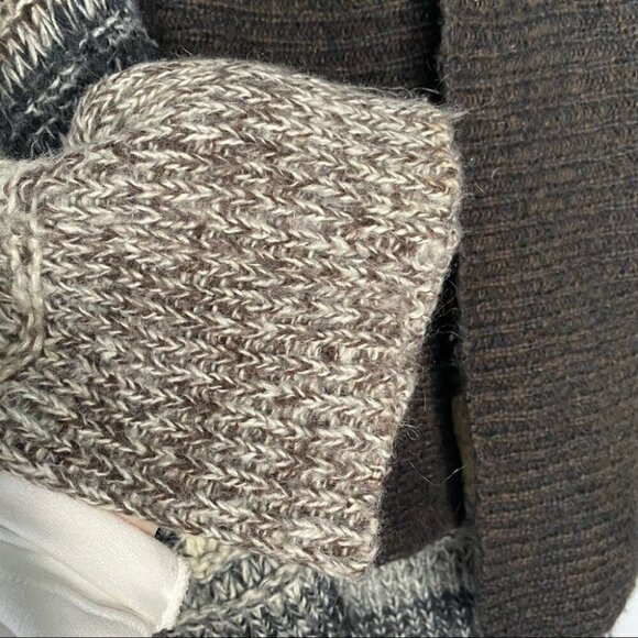 Wooden Ships Anthropologie Mohair Blend Draped Neck Cardigan Sweater - Picture 3 of 6